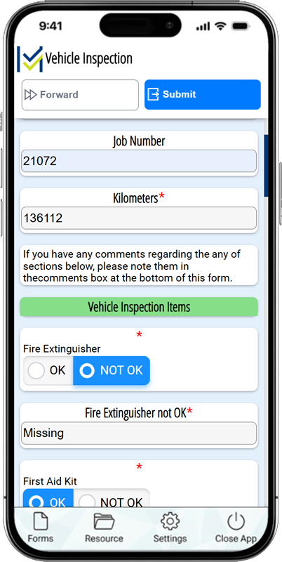Vehicle Inspection